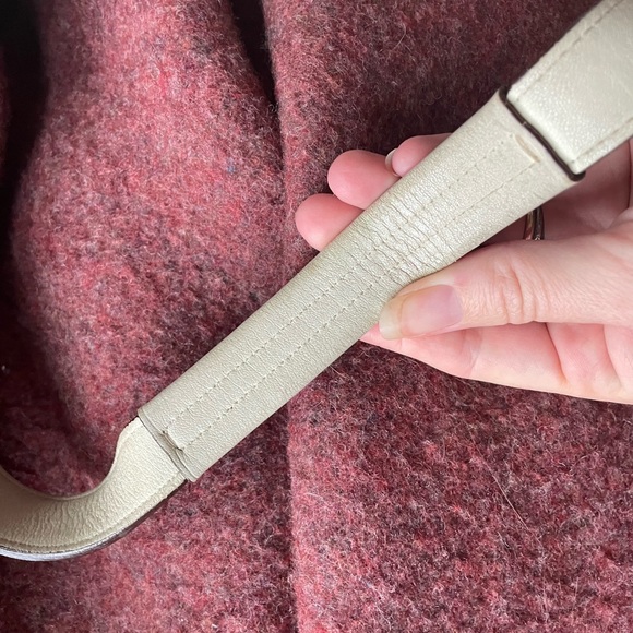 COACH 9248 Soho Buckle Bag Bone Ivory Leather beige color medium size y2k - Picture 9 of 14